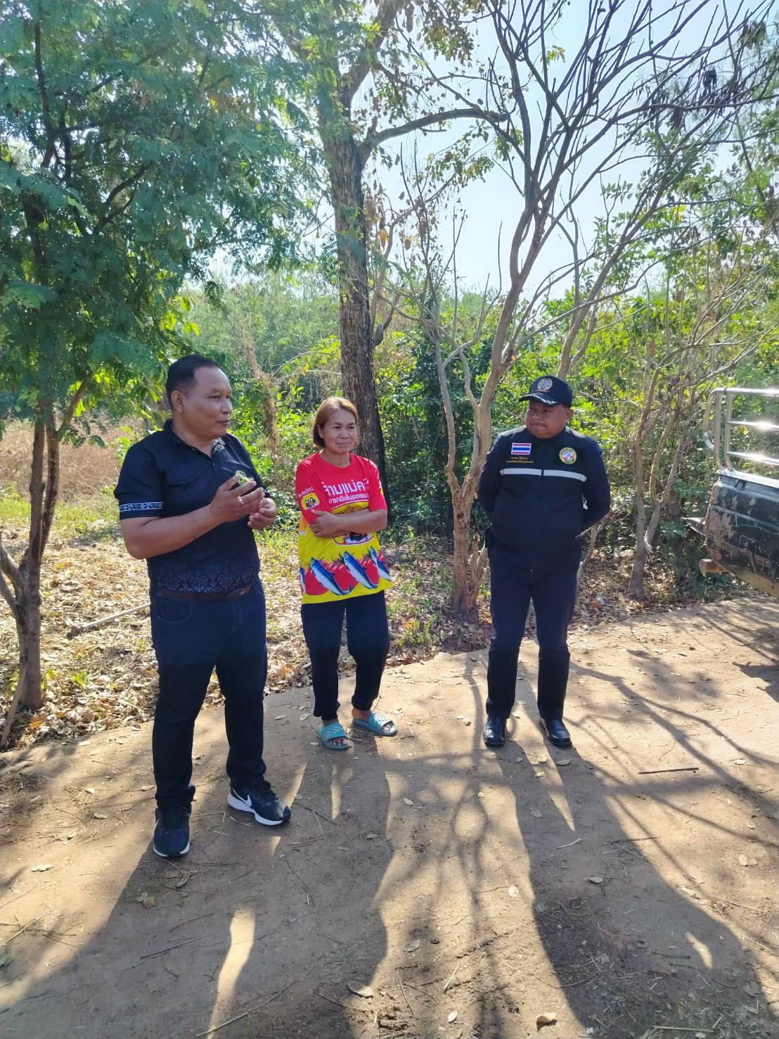 ลงพื้นที่สำรวจความเสียหายจากเหตุเพลิงไหม้