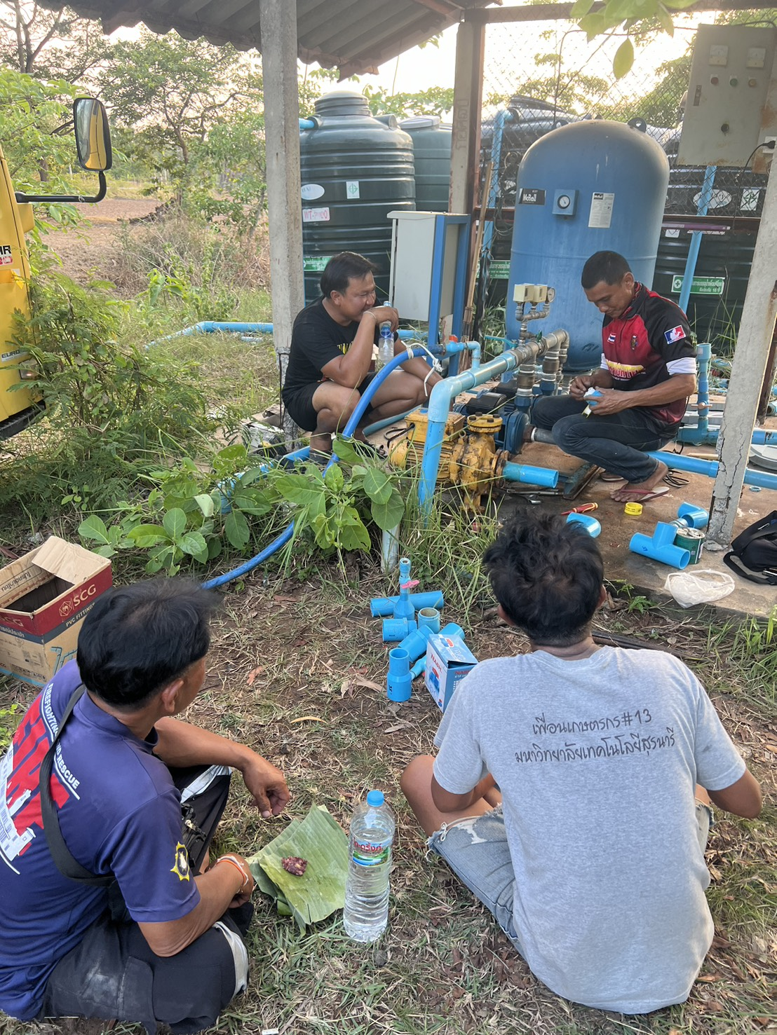 ดำเนินการแก้ไขปัญหาระบบประปาขัดข้อง ที่ประปาหนองสะแก ม.5 และประปาหนองหลักร้อย ม.8