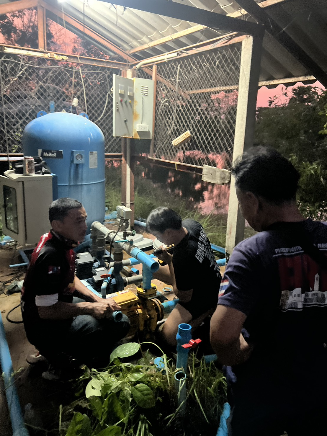ดำเนินการแก้ไขปัญหาระบบประปาขัดข้อง ที่ประปาหนองสะแก ม.5 และประปาหนองหลักร้อย ม.8