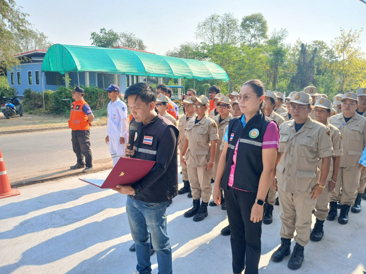 พิธีเปิดจุดบริการประชาชนช่วงเทศกาลสงกรานต์ พ.ศ.2569
