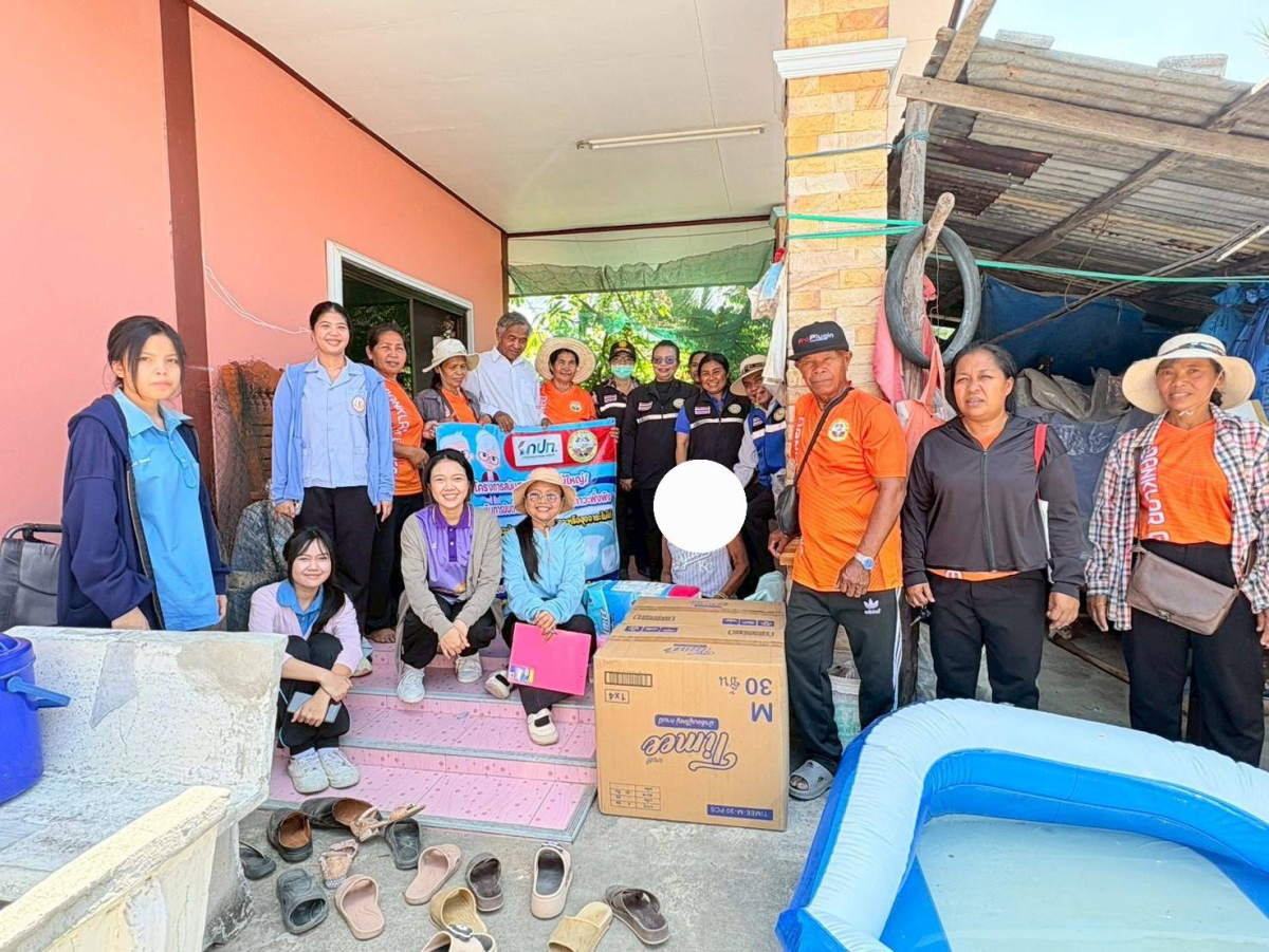ลงพื้นที่มอบผ้าอ้อมในโครงการสนับสนุนผ้าอ้อมผู้ใหญ่/แผ่นรองซับการขับถ่าย ประจำปีงบประมาณ พ.ศ. 2569