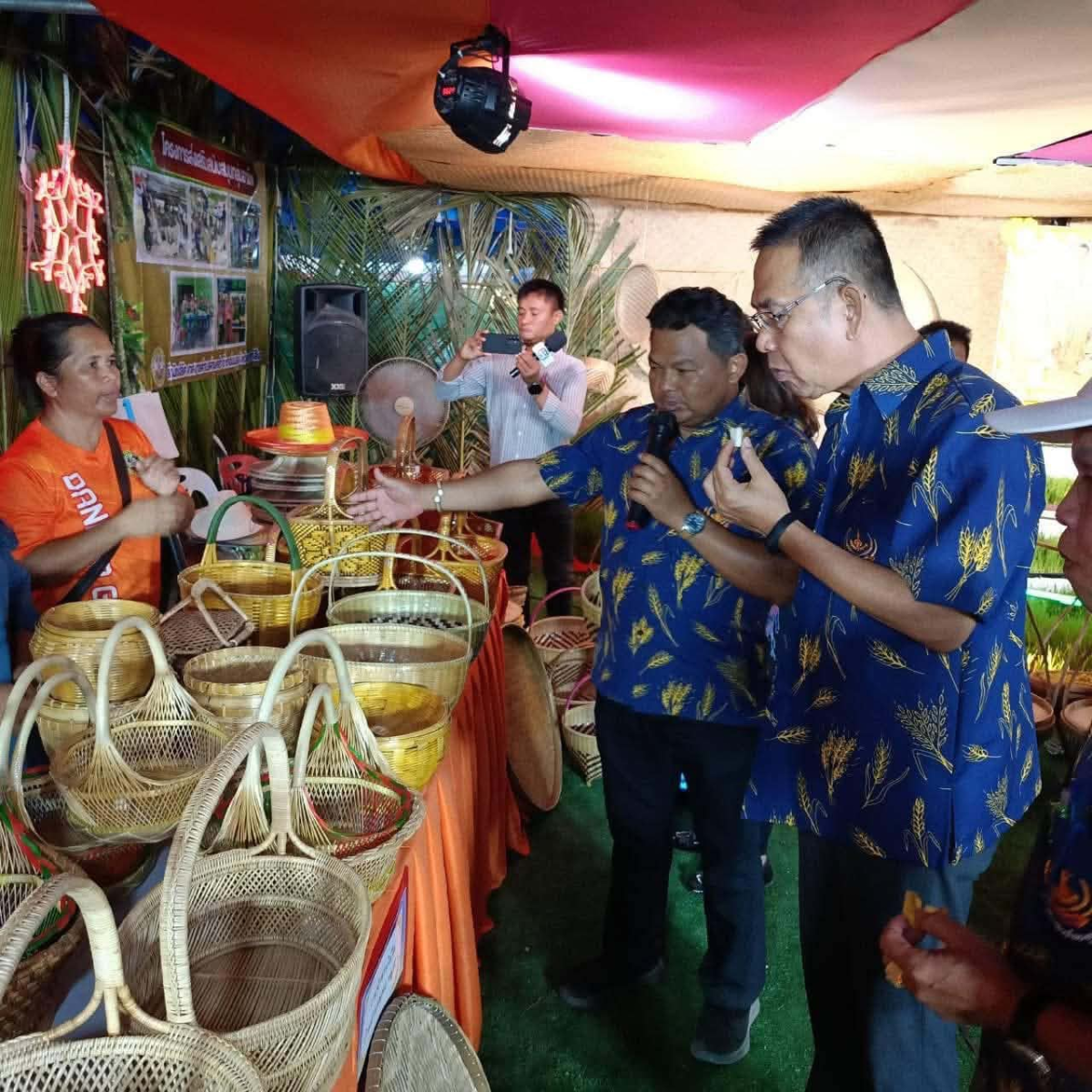 ร่วมกิจกรรมงาน “สืบสานตำนานข้าว และของดีอำเภอโนนสูง ประจำปีงบประมาณ 2568