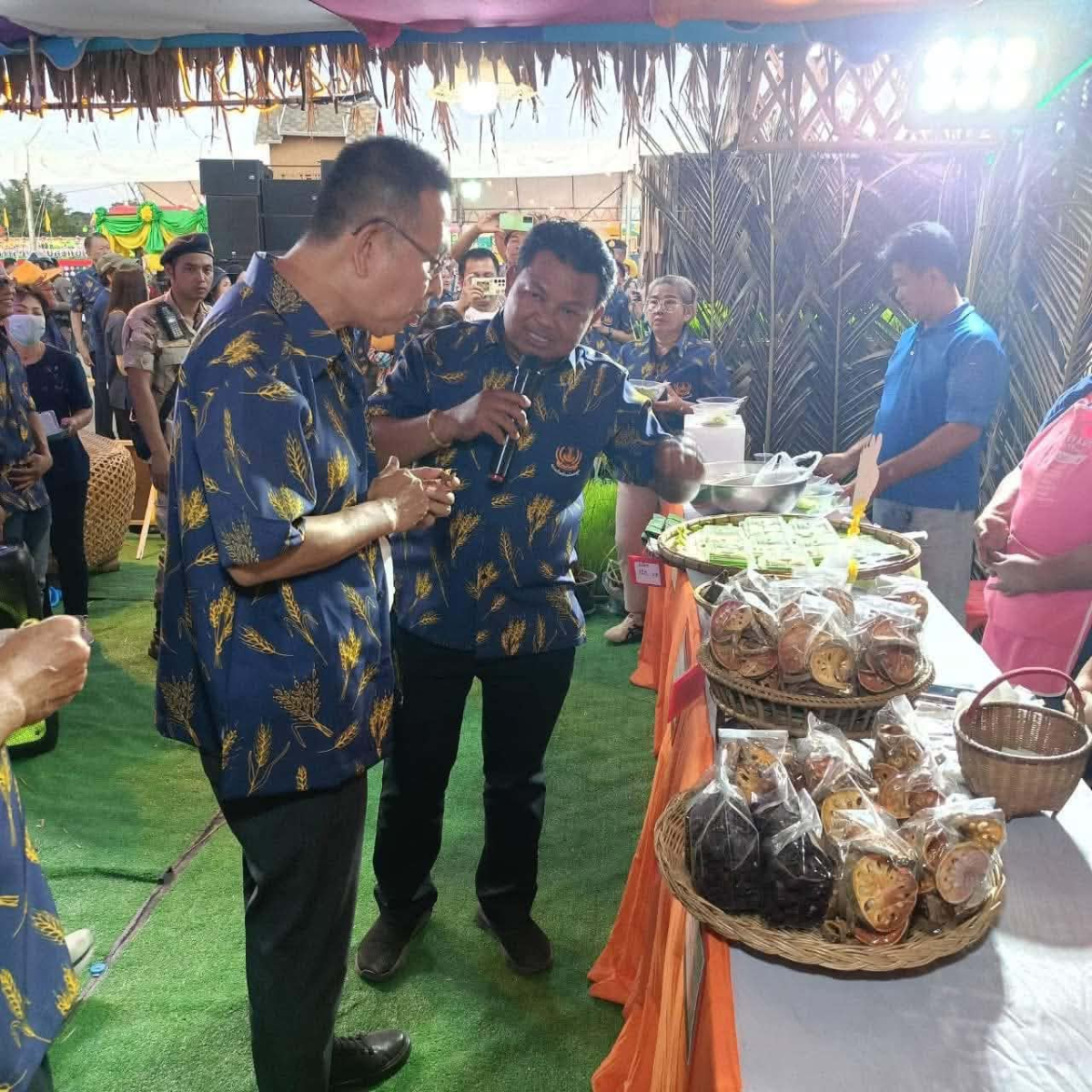 ร่วมกิจกรรมงาน “สืบสานตำนานข้าว และของดีอำเภอโนนสูง ประจำปีงบประมาณ 2568